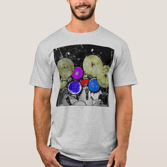 Camiseta Tambores desde arriba (Anverso)