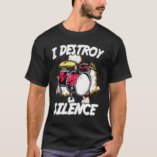 Camiseta Tambores - Destruyo el silencio - Tambor - Banda -