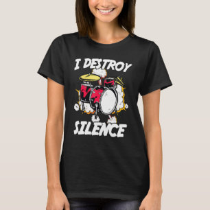 Camiseta Tambores - Destruyo el silencio - Tambor - Banda -