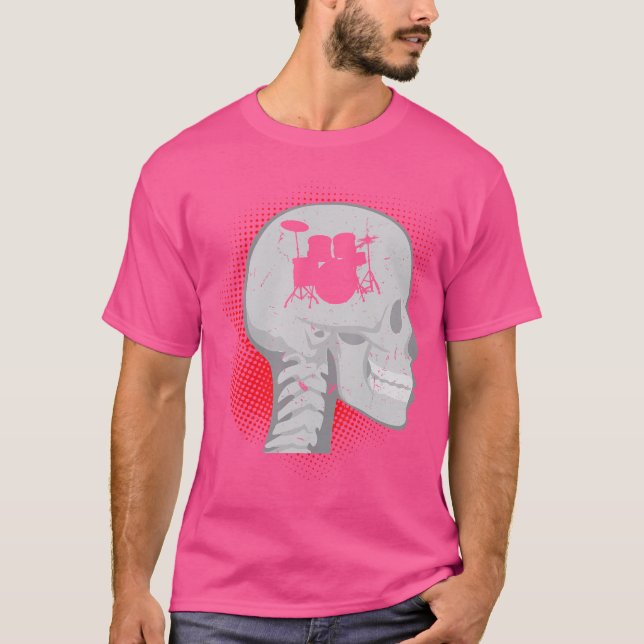 Camiseta Tambores En La Cabeza Tambor (Anverso)