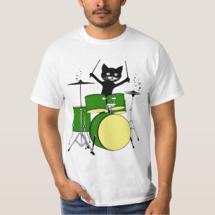 Camiseta Tambores para jugar al gato, tambores divertidos p
