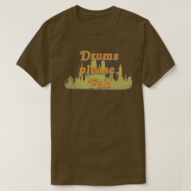 Camiseta Tambores Por Favor Fab 3 (Diseño del anverso)