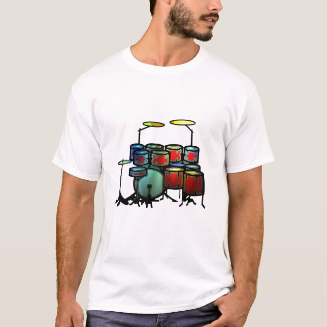 Camiseta Tambores rojos (Anverso)