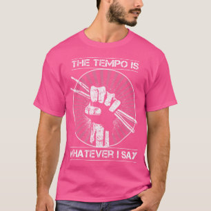 Camiseta Tambores Tempo Drums Funny Novedad Tambores