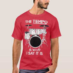 Camiseta Tambores Tempo Retro Drummer