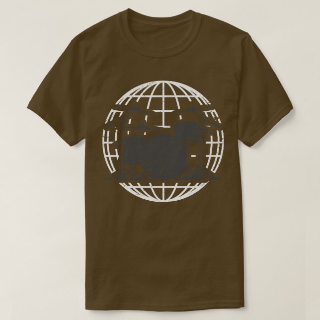 Camiseta Tambores vintage (Diseño del anverso)