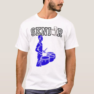 Camiseta Tamborilero Superior de la Banda de Marcha Silueta