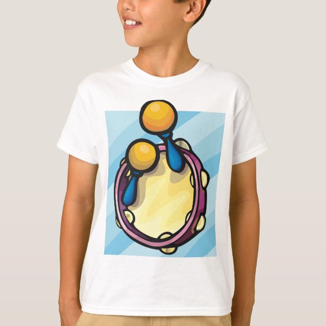 Camiseta Tamborine And Maraccas (Anverso)