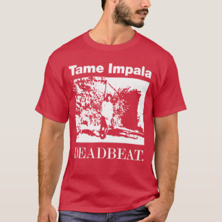 Camiseta Tame Impala Deadbeat White Outline Pullover Hoodie