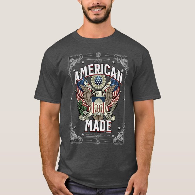 Camiseta Tamiseta de grado militar de Estados Unidos victor (Anverso)