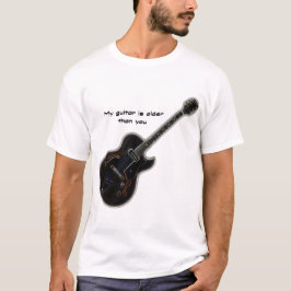 Camiseta Tamiseta de guitarra de época