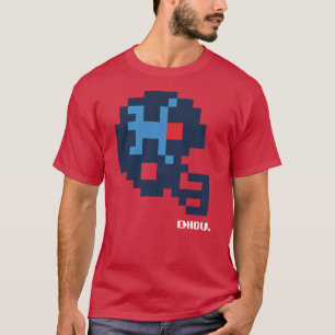 Camiseta Tamiseta del casco de Templo de Tecmo Bowl para Te