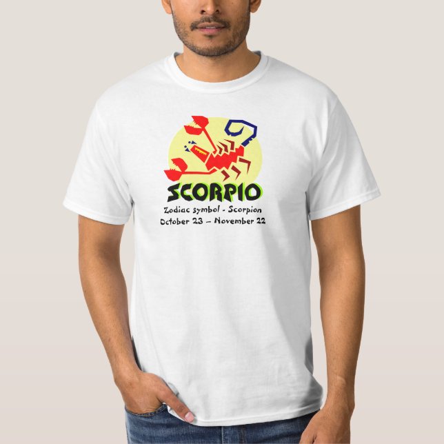 Camiseta Tamiseta Escorpio (Anverso)
