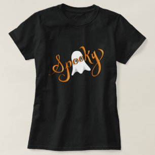Camiseta Tamiseta fantasma espeluznante para las mujeres