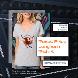 Camiseta Tamiseta Longhorn