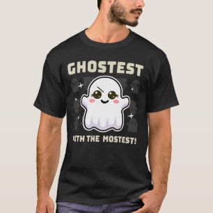 Camiseta Tamiseta masculina de Halloween Fantasma Kawaii
