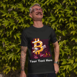 Camiseta Tamiseta multimillonaria en dólares de Bitcoin