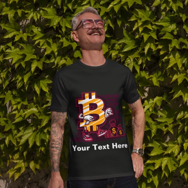 Camiseta Tamiseta multimillonaria en dólares de Bitcoin (Subido por el creador)