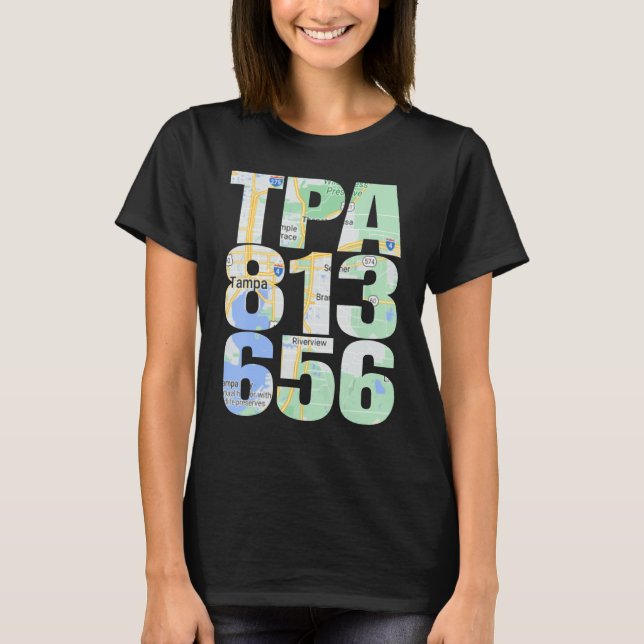 Camiseta Tampa Bay Florida Tpa 813 656 Road Trip Beaches Ch (Anverso)