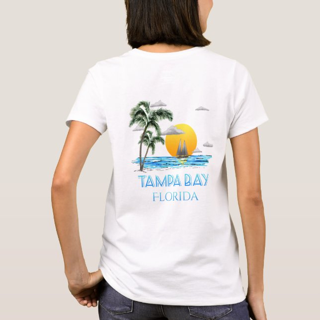 Camiseta Tampa Bay Florida vela (Reverso)