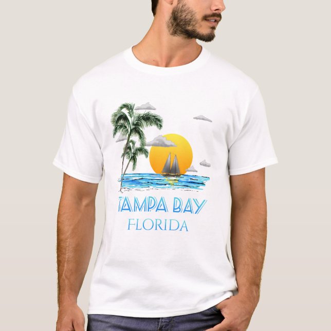 Camiseta Tampa Bay Florida vela (Anverso)