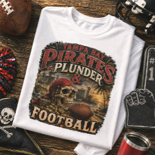 Camiseta Tampa Bay Pirates saquea y fanático del fútbol ame