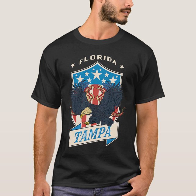 Camiseta Tampa City National Florida Day (Anverso)