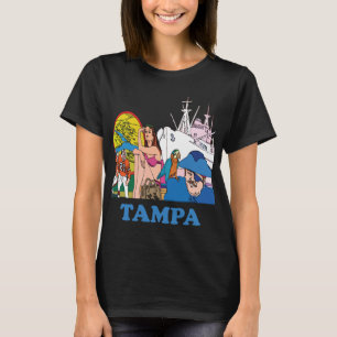 Camiseta Tampa Florida Azul Tropical Viajes