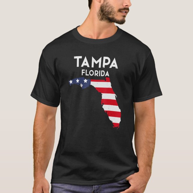 Camiseta Tampa Florida Estados Unidos Estados Unidos EE.UU. (Anverso)