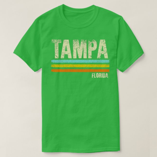 Camiseta Tampa Florida Retro (Diseño del anverso)