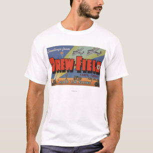 Camiseta Tampa, la Florida - dibujó el campo - escena
