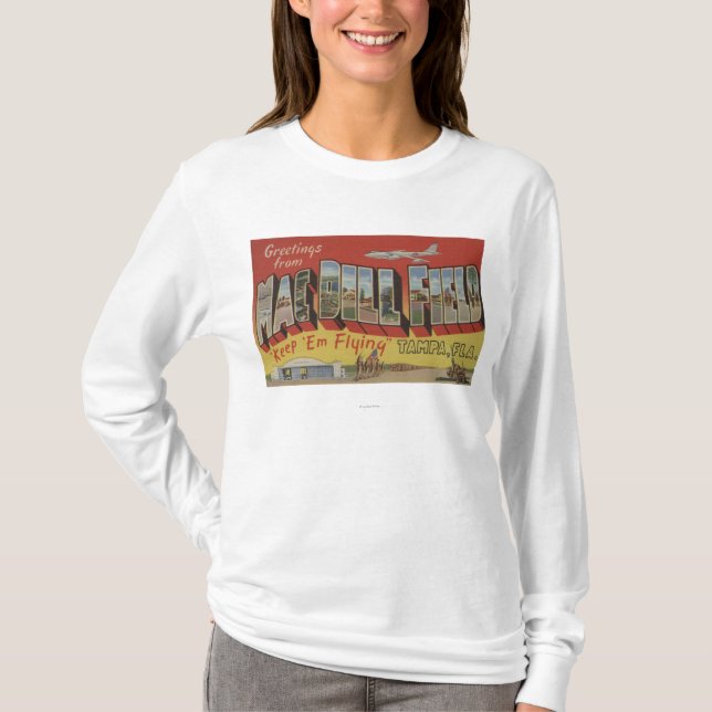 Camiseta Tampa, la Florida - saludos del campo del eneldo (Anverso)