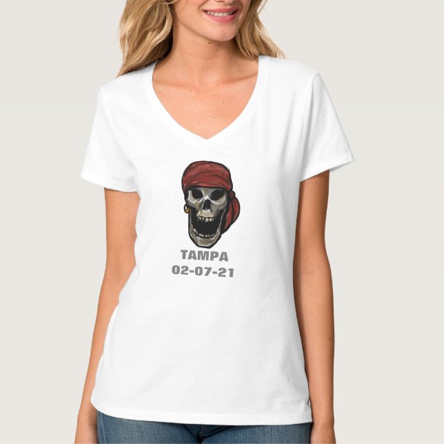 CAMISETA TAMPA SKULL (Anverso)