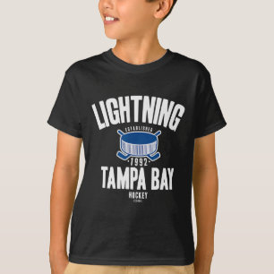 Camiseta Tampa Y Lightning Hockey Puck Negro Licencia Ofici