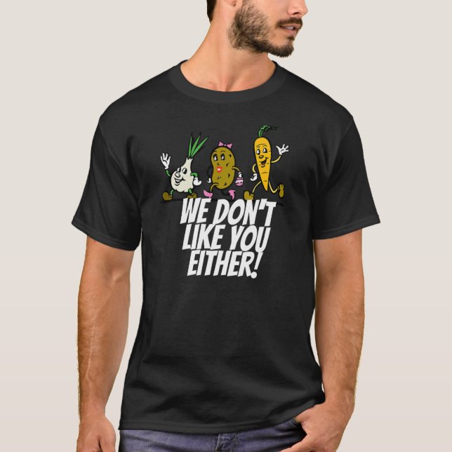 CAMISETA TAMPOCO NOS GUSTAN LAS VERDURAS. (Anverso)
