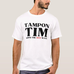 Camiseta Tampon Tim Detendrá La Ola Roja-Tim Walz 2024