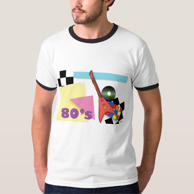 Camiseta Tan años 80 retros (Anverso)