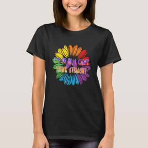 Camiseta Tan Bi No Puedo Pensar Recto Bisexual LGBTQ Orgull