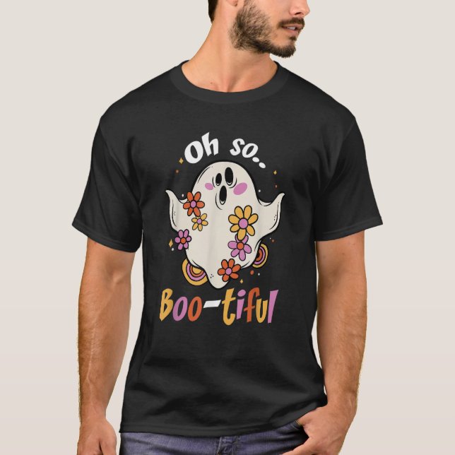 Camiseta Tan Bootismo Mascota fantasma de disfraces de Hall (Anverso)
