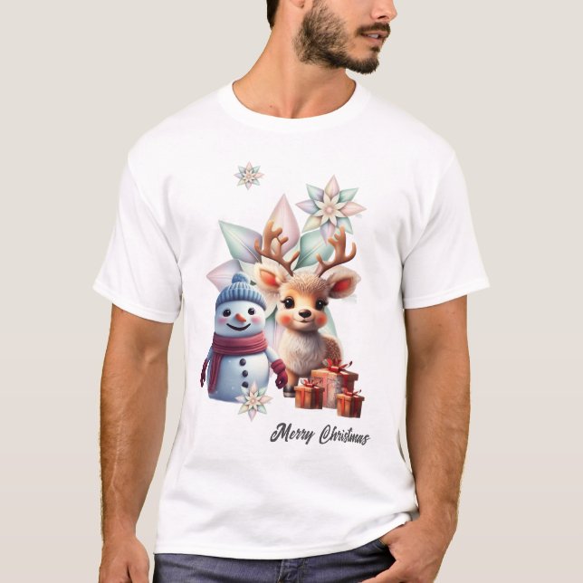 Camiseta Tan dulce este pequeño reno (Anverso)