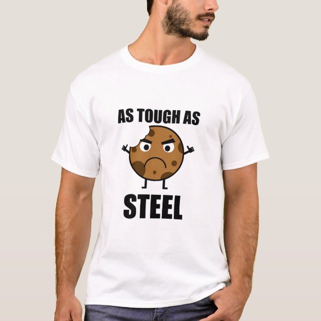 Camiseta Tan duro como el acero (Anverso)