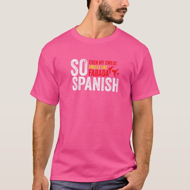 Camiseta Tan Español Incluso Mi Sudor Huele Como Fabada Gym (Anverso)
