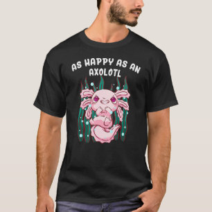 Camiseta Tan feliz como el gracioso humor de salamandra de