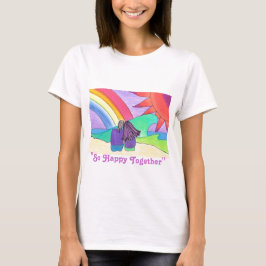 Camiseta Tan feliz junto