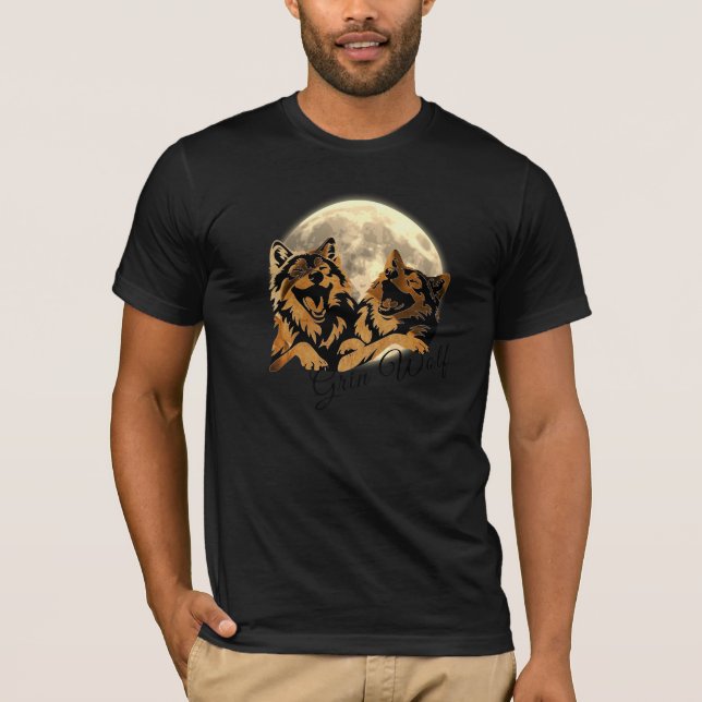 Camiseta Tan Grin Wolf (Anverso)
