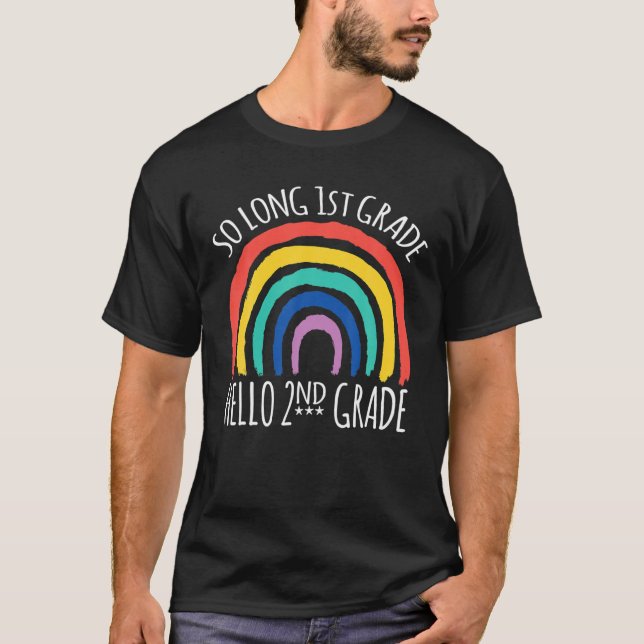 Camiseta TAN LARGO 1º GRADO HOLA 2º GRADO Estudiante (Anverso)