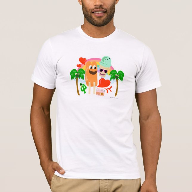 Camiseta Tan lindo amor de verano (Anverso)