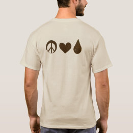 Camiseta Tan Mother Baby ABM Peace Love Breastmilk