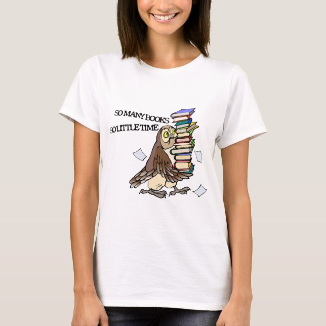 Camiseta Tan muchos libros (Anverso)
