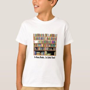 Camiseta Tan muchos libros (personalizable)